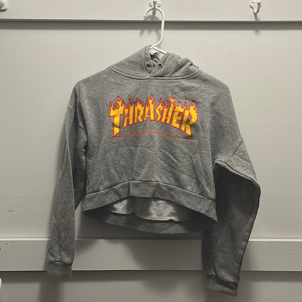 Gray Thrasher Hoodie